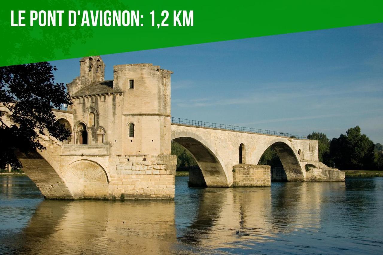 Au Coeur Des Platanes - Parking Gratuit Sous-Terrain - Clim - Balcon Avignon Exterior foto